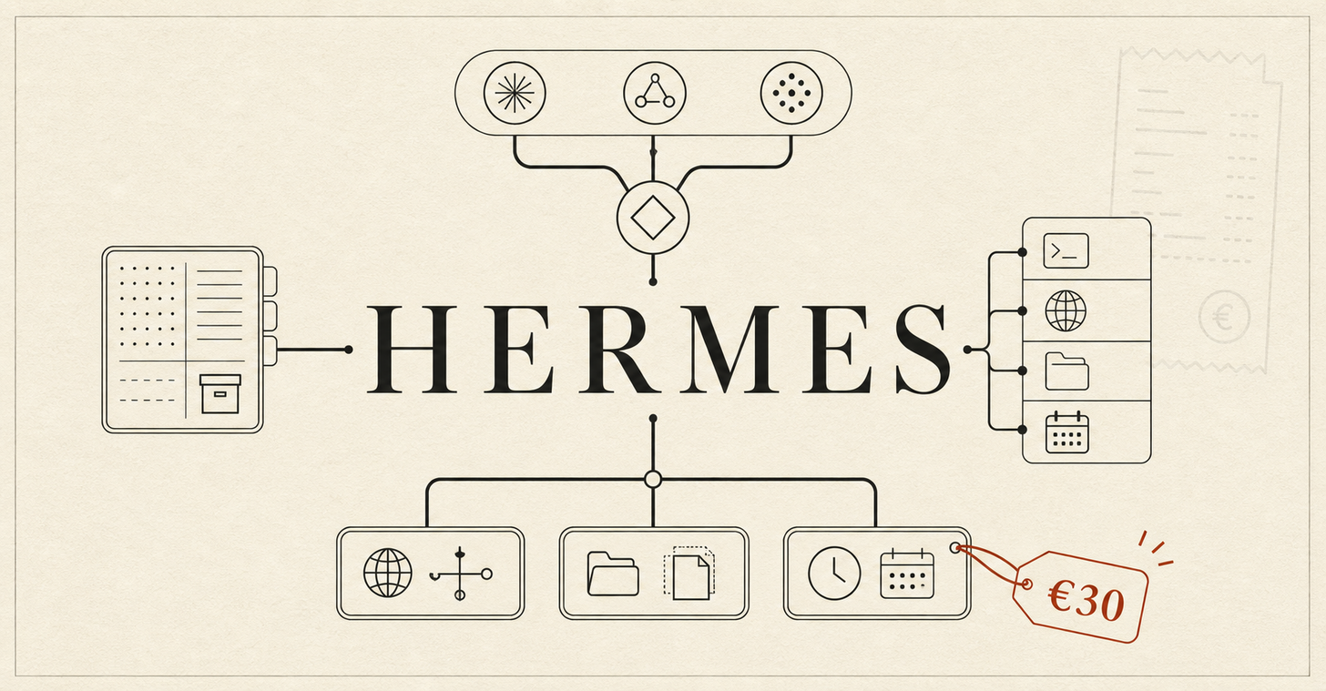 The $30 Hermes Stack That Makes Claude Max Look Like a Ripoff